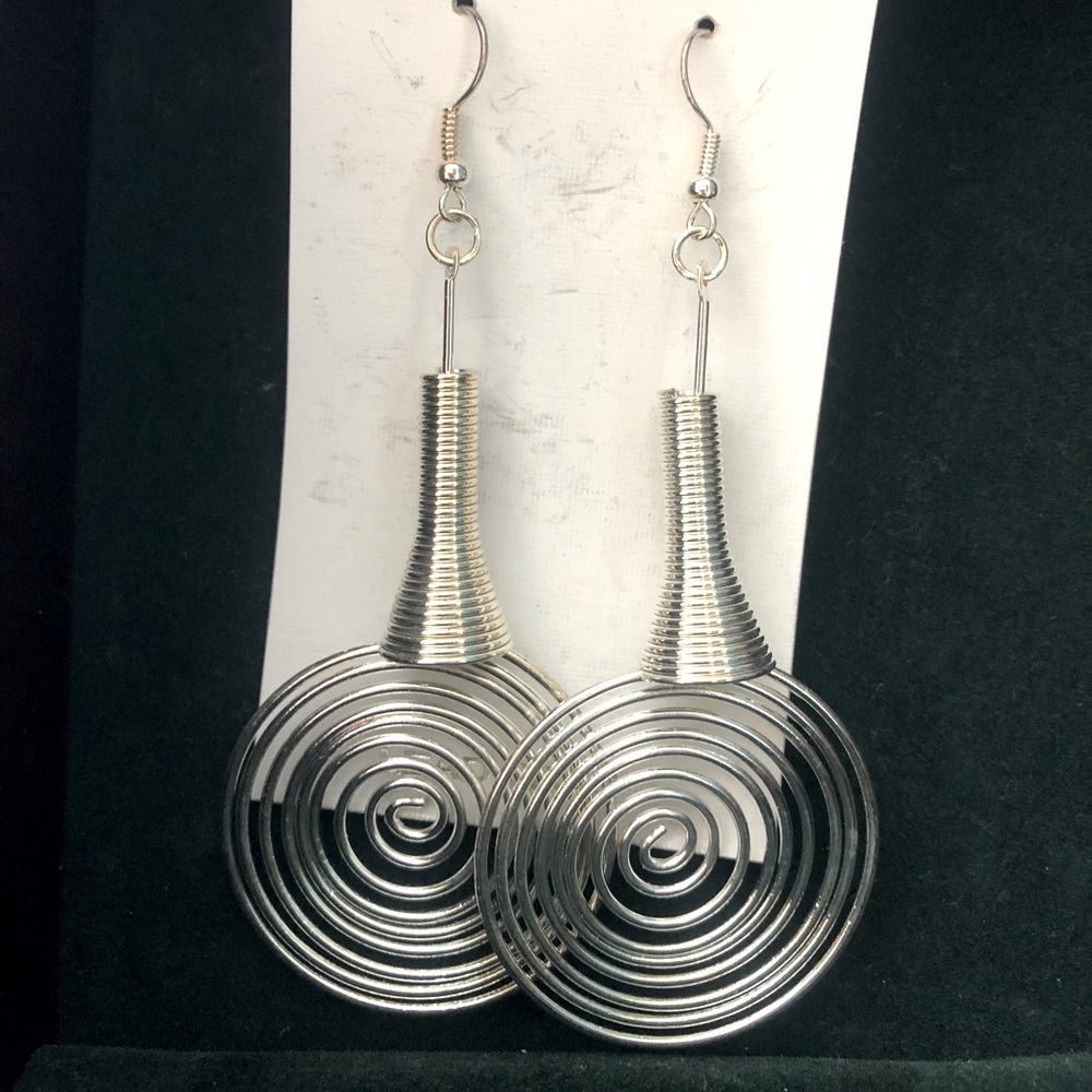 Swirl earrings